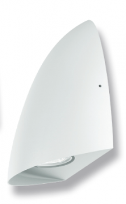 FINN-8 FIN SHAPE 8W WALL LIGHT IP65 240V WHITE
